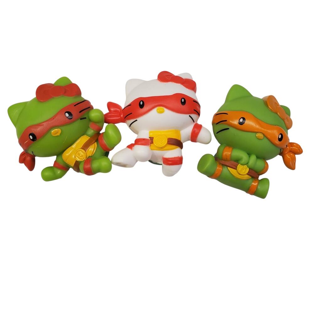 Hello Kitty Teenage Mutant Ninja Turtles McDonalds Happy Meal Toys - Picture 10 of 10